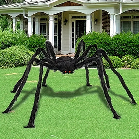 Real 61-inch giant hanging Halloween spider product photo
