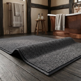 Nimbus soft bath rug in charcoal