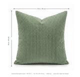Sorrel corduroy pillow covers dimensions diagram