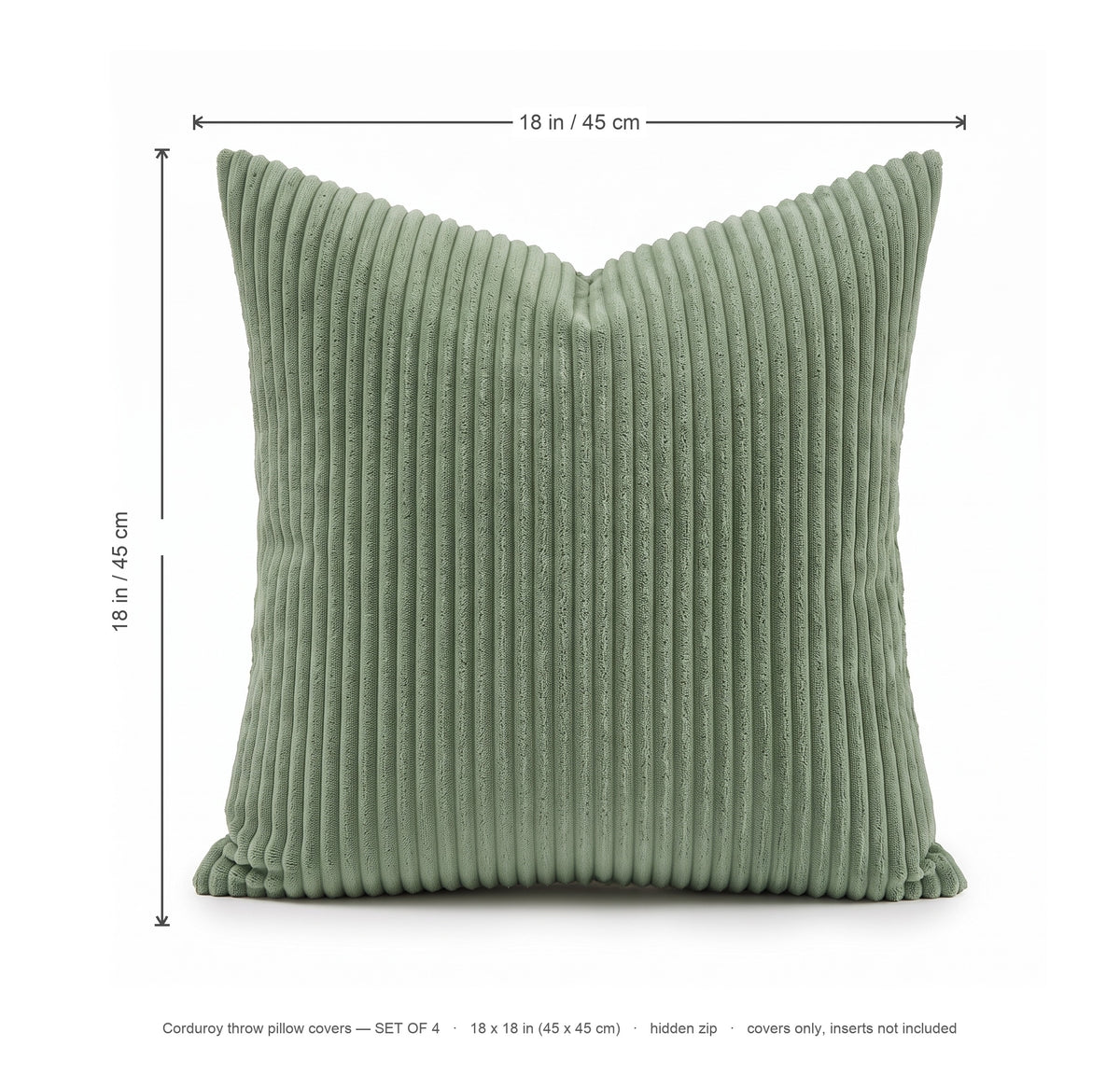 Sorrel pillow covers dimensions diagram