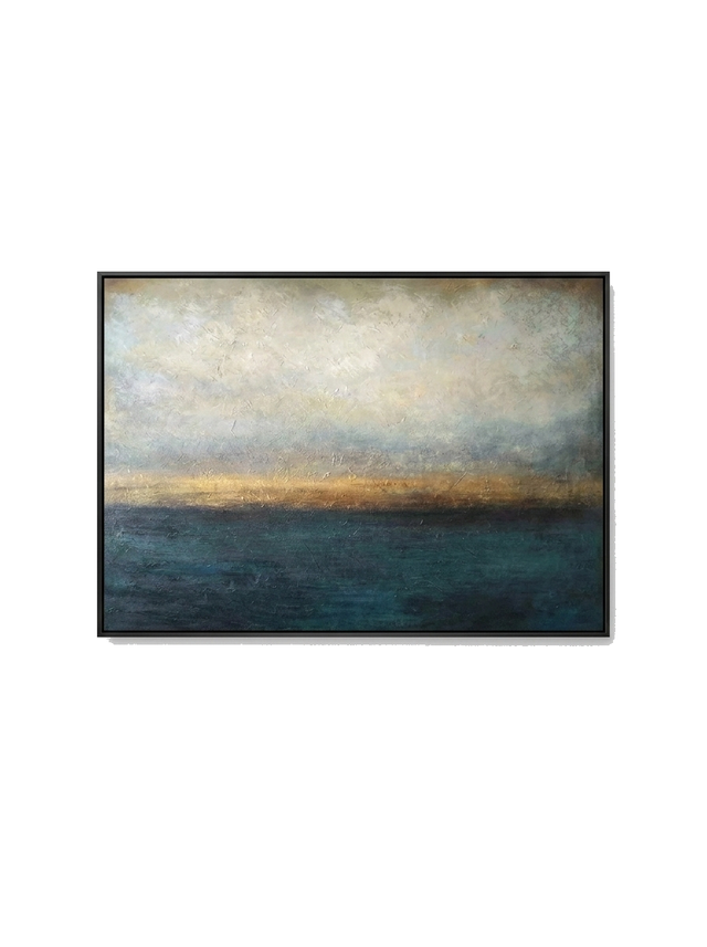 Wabi sabi collection canvas print — studio white