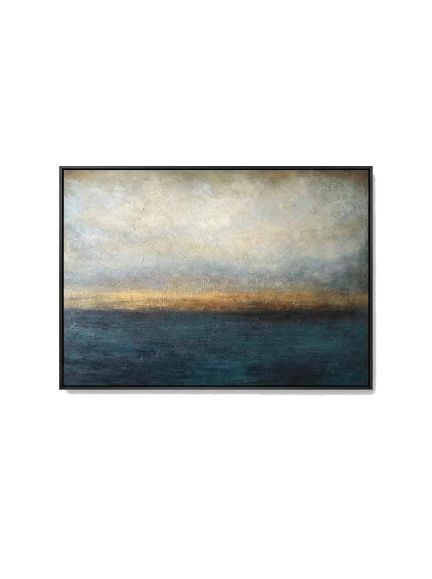 Wabi sabi collection canvas print — studio white