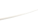 Filo strip lit with smooth even warm glow, on white