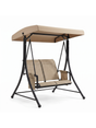 Barcelona Outdoor Swing Chair with Canopy — studio white