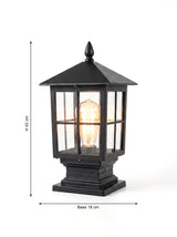 Gable dimensions: height 42 cm, base 18 cm