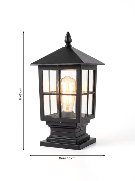 Gable dimensions: height 42 cm, base 18 cm
