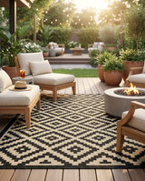 Reversible Outdoor Rug | Waterproof Plastic Mat with Non-Slip Design for Indoor and Outdoor Use