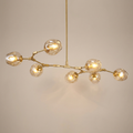 Sputnik bubble glass chandelier