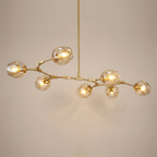 Sputnik bubble glass chandelier