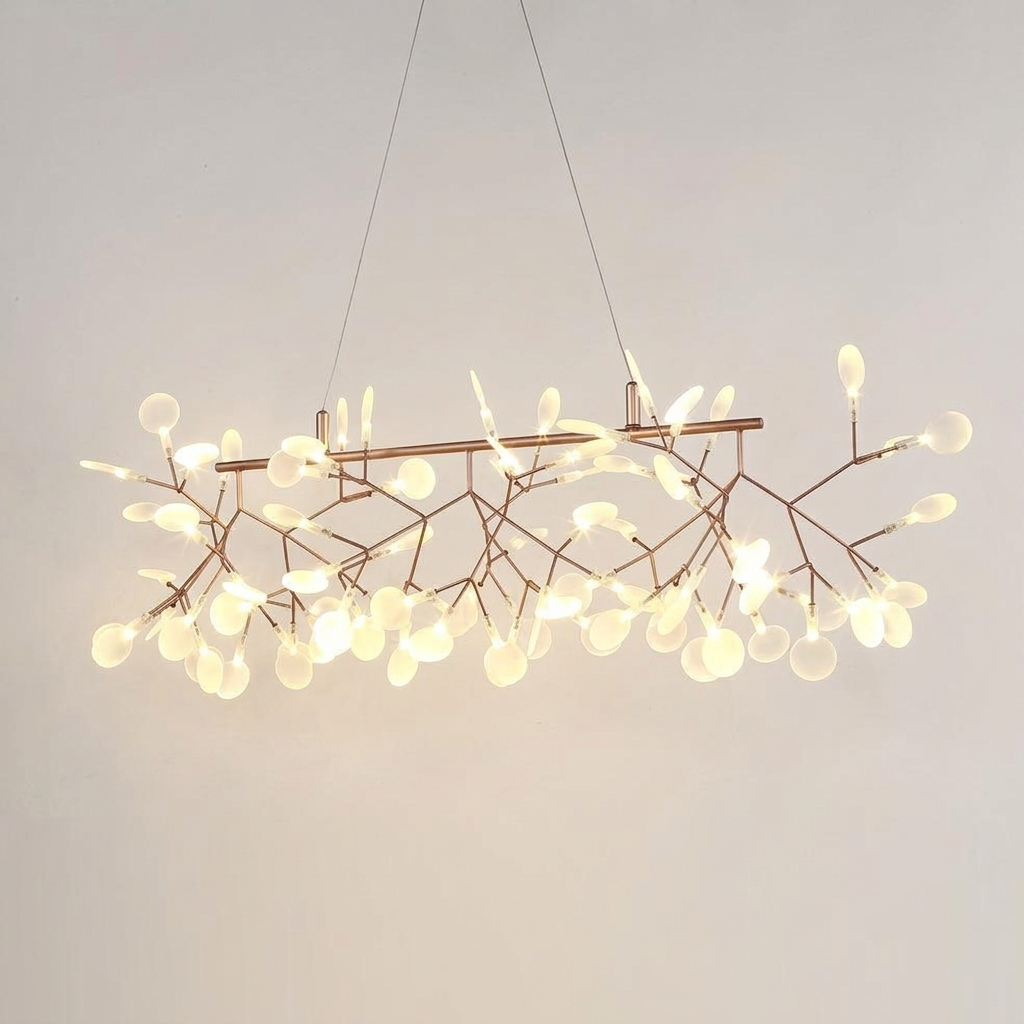 Firefly sputnik crossbar chandelier