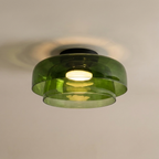 Tiered glass ceiling light