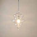 Infinity glass pendant light