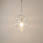 Infinity glass pendant light