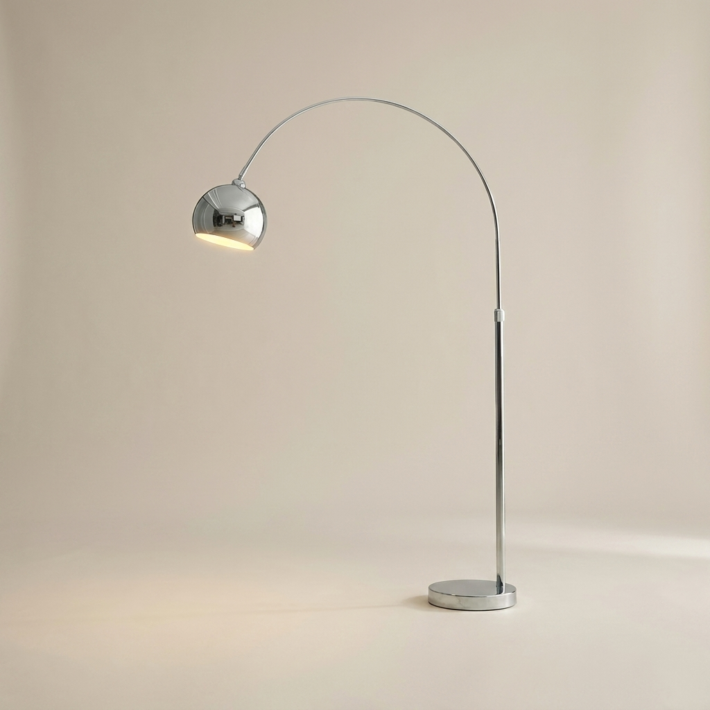 Modern adjustable arc floor lamp