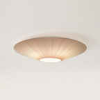 Modern drum flush-mount ceiling light