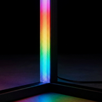Close-up of the LED diffuser surface and slim profile