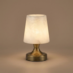 Cordless alabaster mini lamp studio product shot