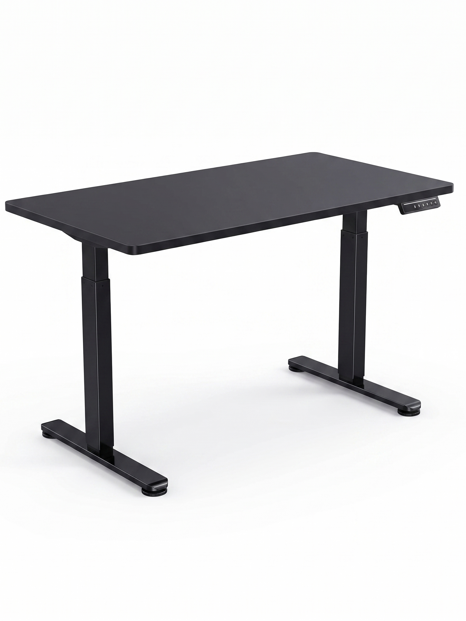 Altura electric standing desk, black, studio on white