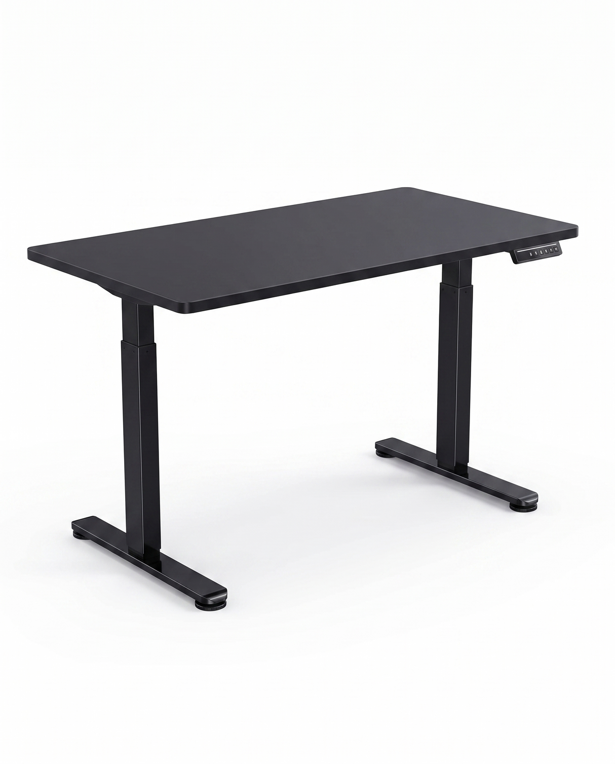 Altura electric standing desk, black, studio on white