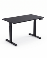 Altura electric standing desk, black, studio on white