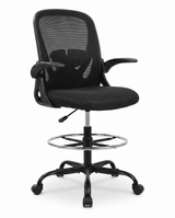 Perch tall drafting chair, studio on white