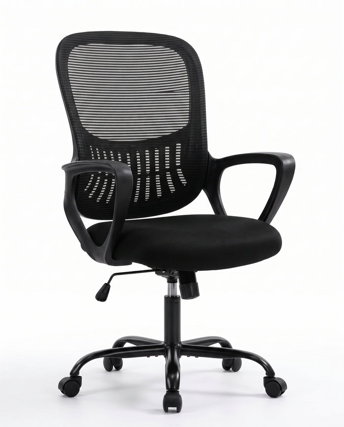 Brisa mesh office chair, studio on white