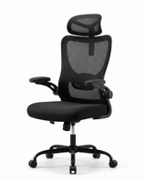 Aria ergonomic high-back office chair, studio on white
