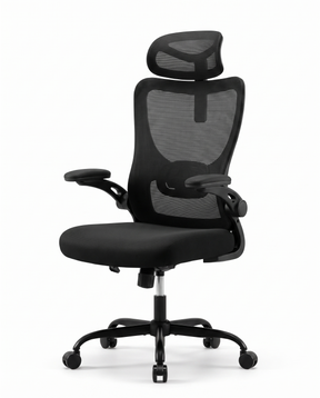 Aria ergonomic high-back office chair, studio on white