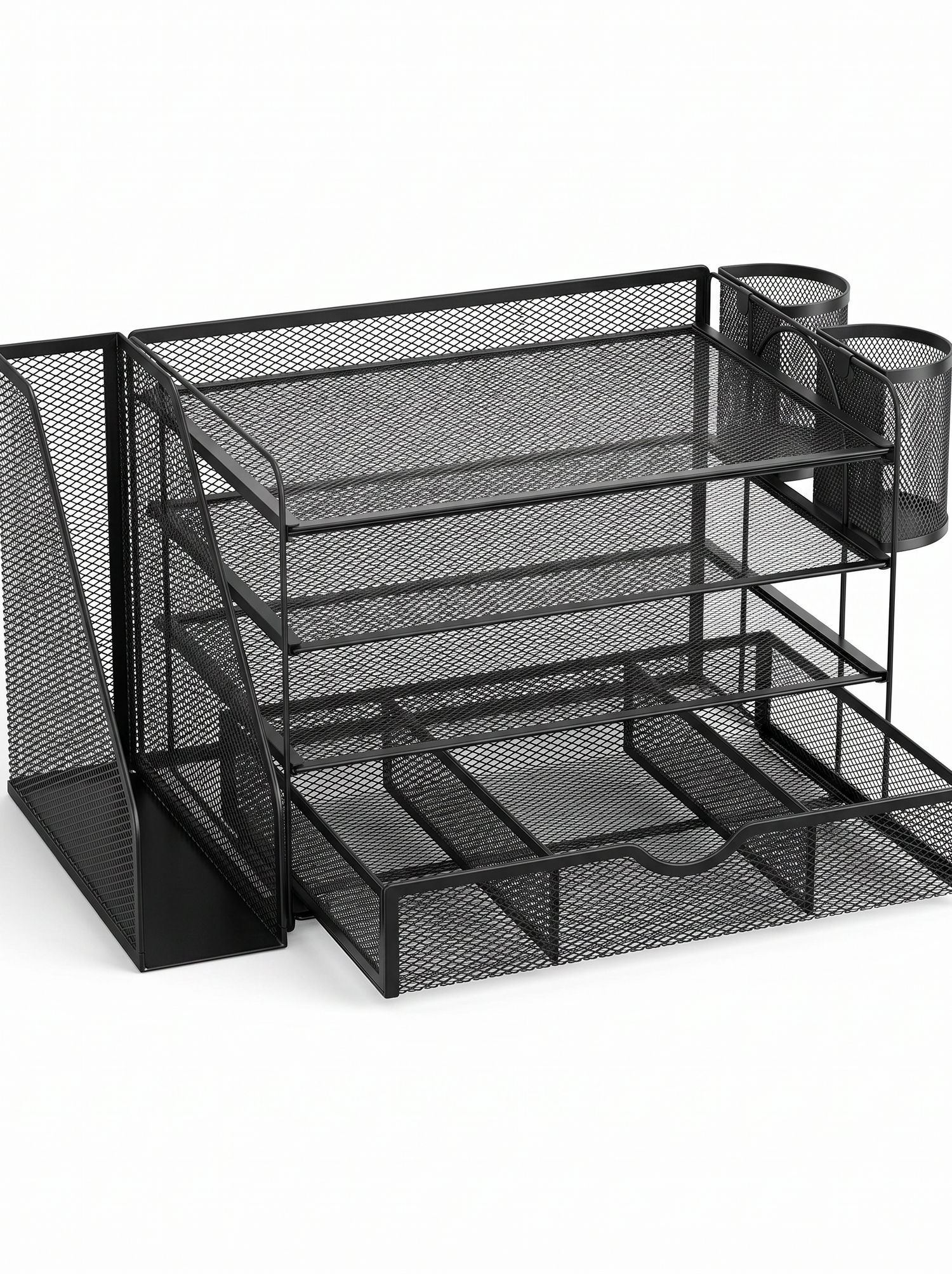 Ordine multi-tier desk organizer, studio on white