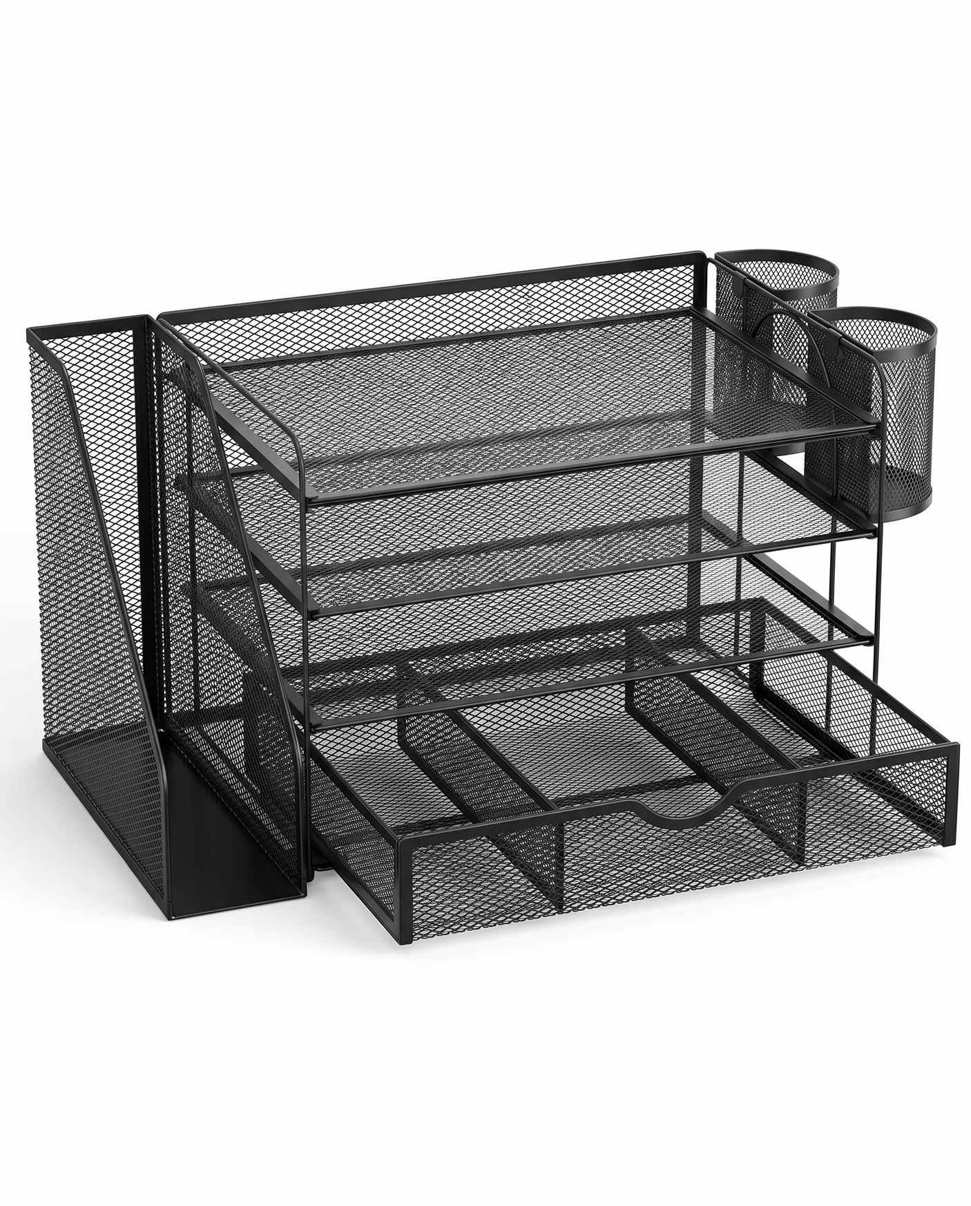 Ordine multi-tier desk organizer, studio on white