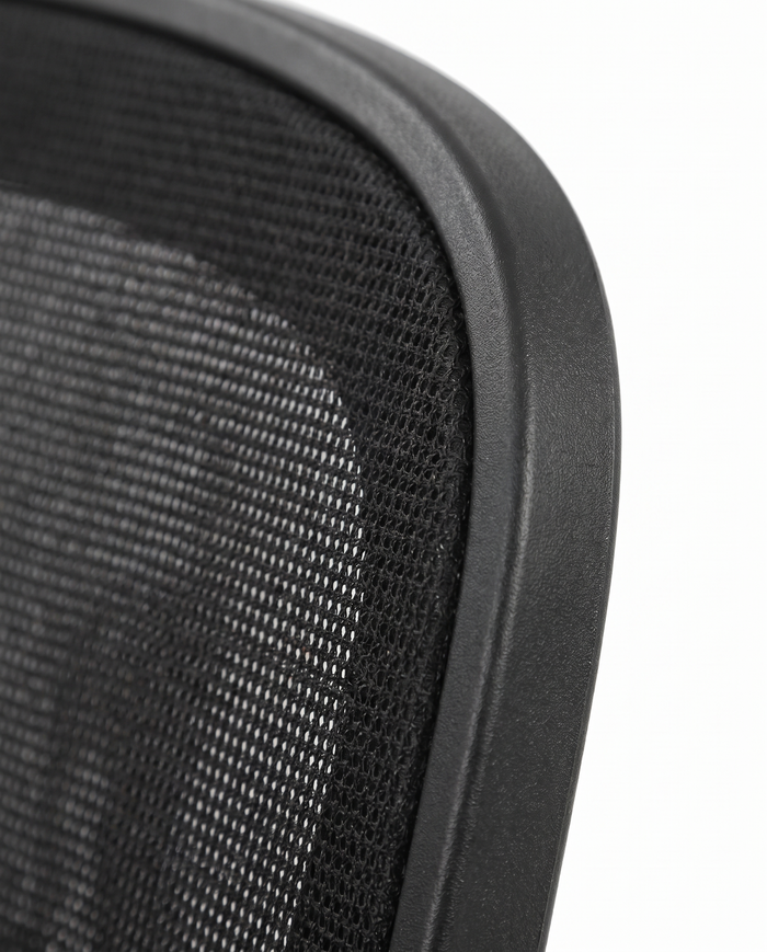 Perch breathable mesh back, close-up
