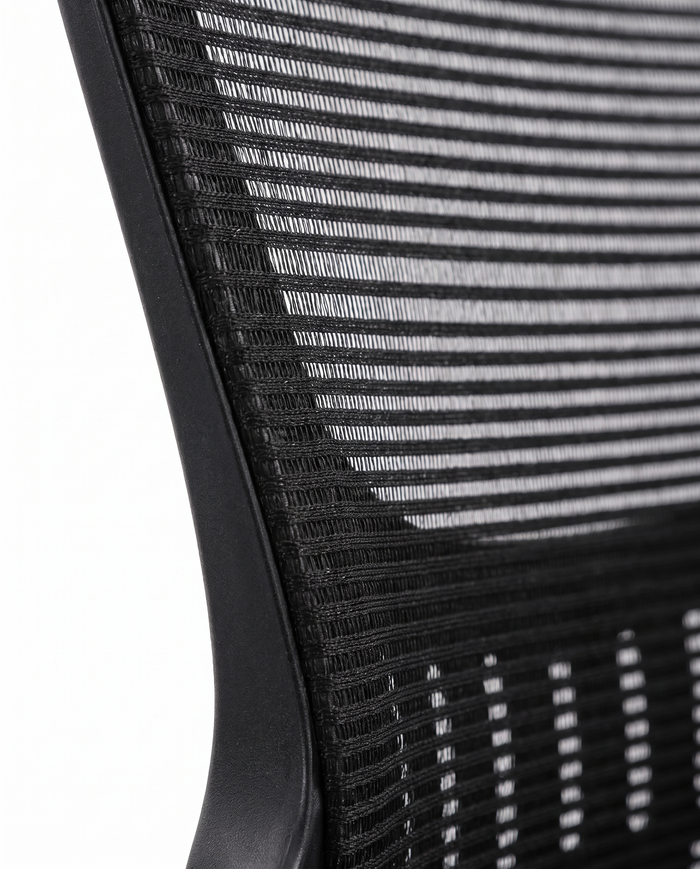 Brisa ribbed mesh back, close-up