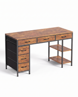 Atelier storage desk, front studio