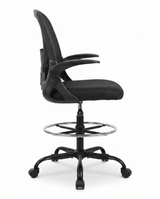 Perch drafting chair, side profile studio