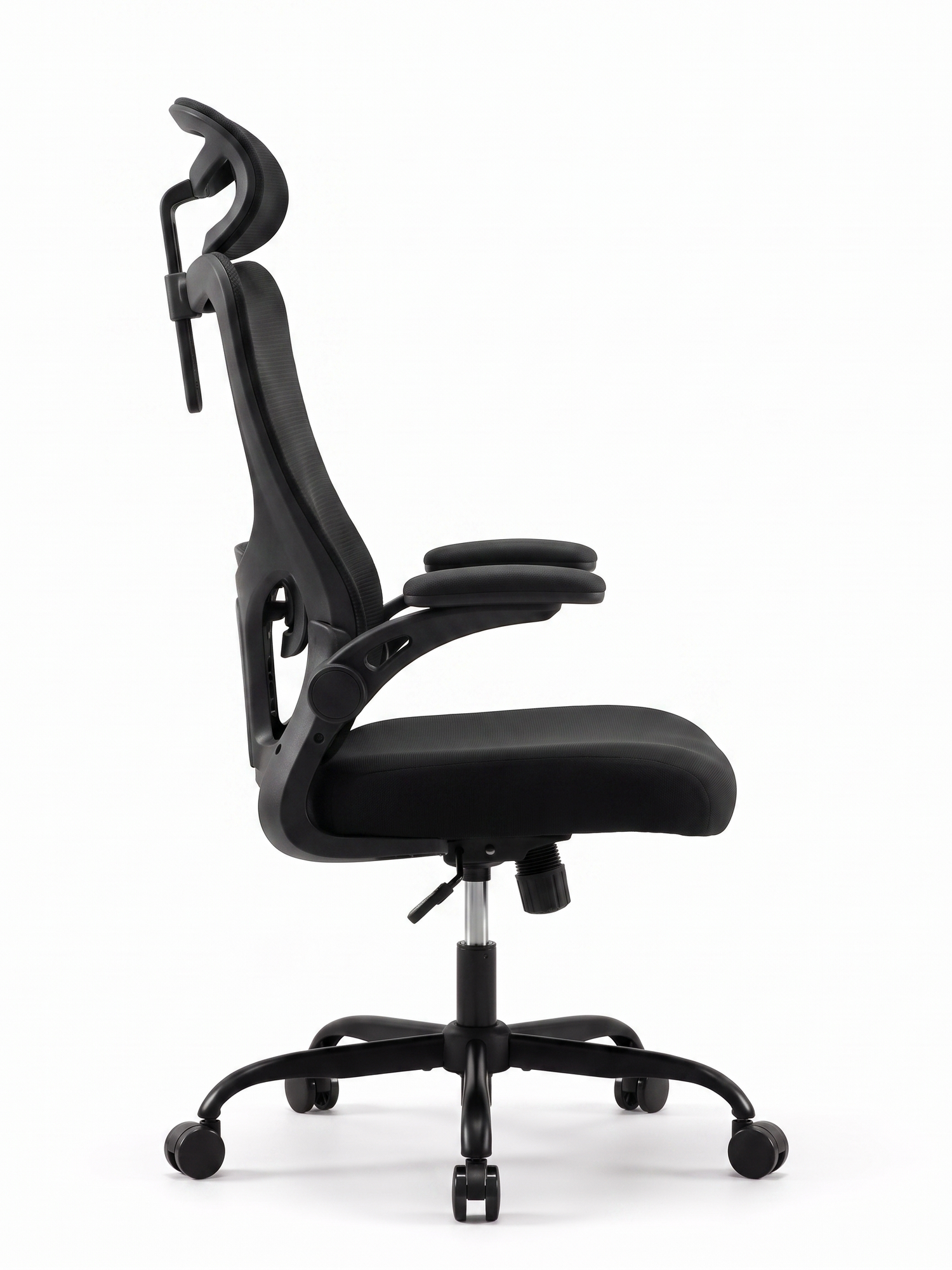 Aria ergonomic chair, side profile studio