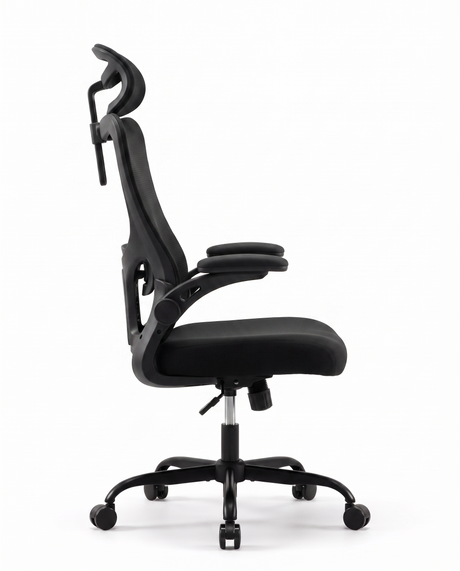 Aria ergonomic chair, side profile studio