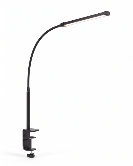 Arco clamp lamp, three-quarter studio