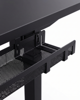 Altura under-desk cable management tray, close-up