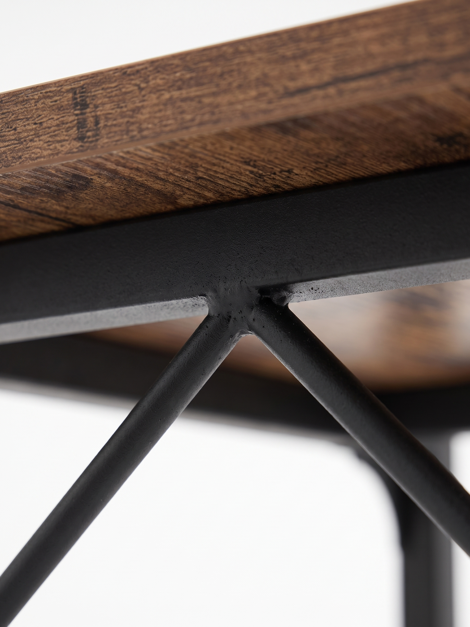 Meridian steel reinforcement cross-brace, close-up