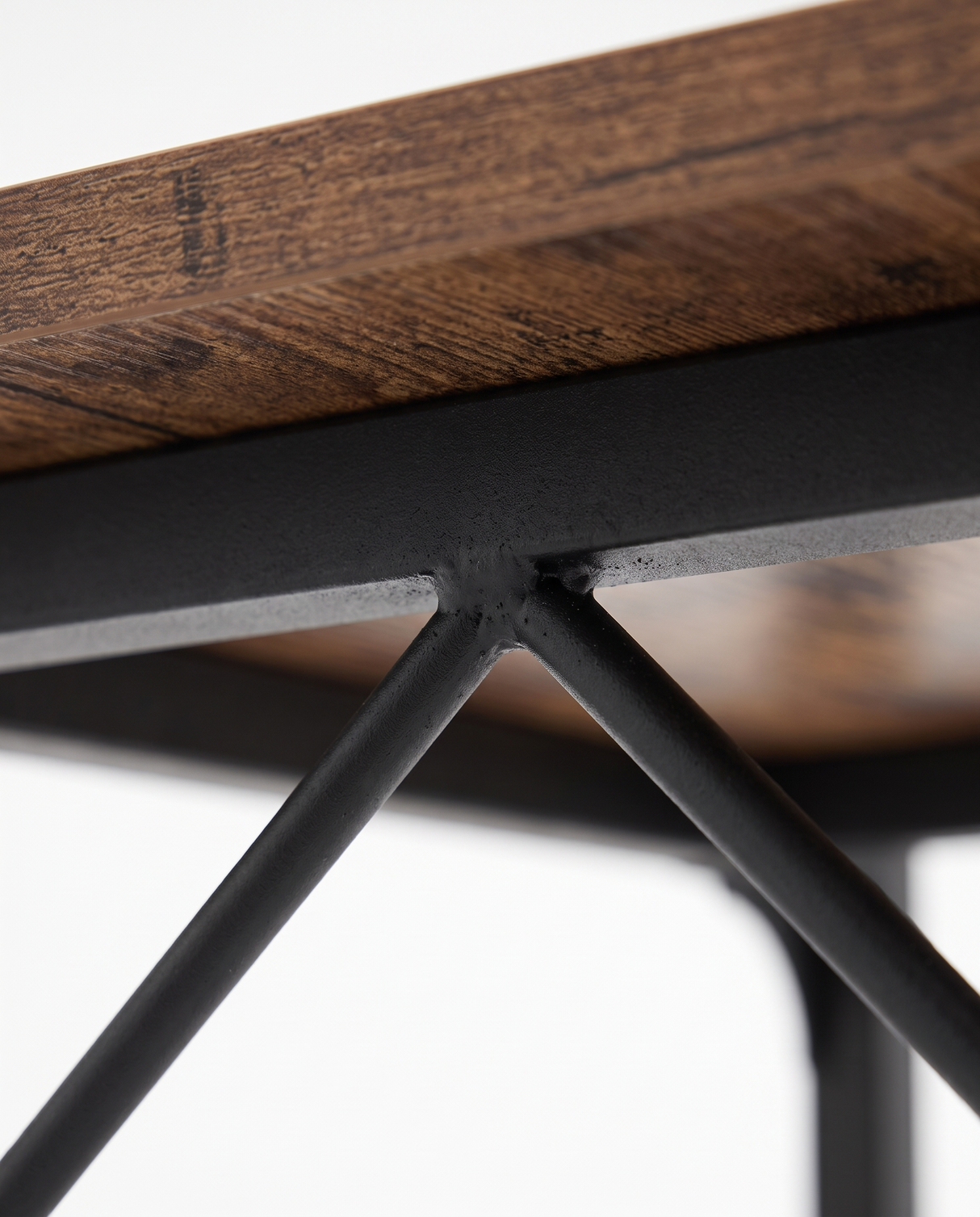 Meridian steel reinforcement cross-brace, close-up
