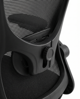 Aria adjustable lumbar support, close-up