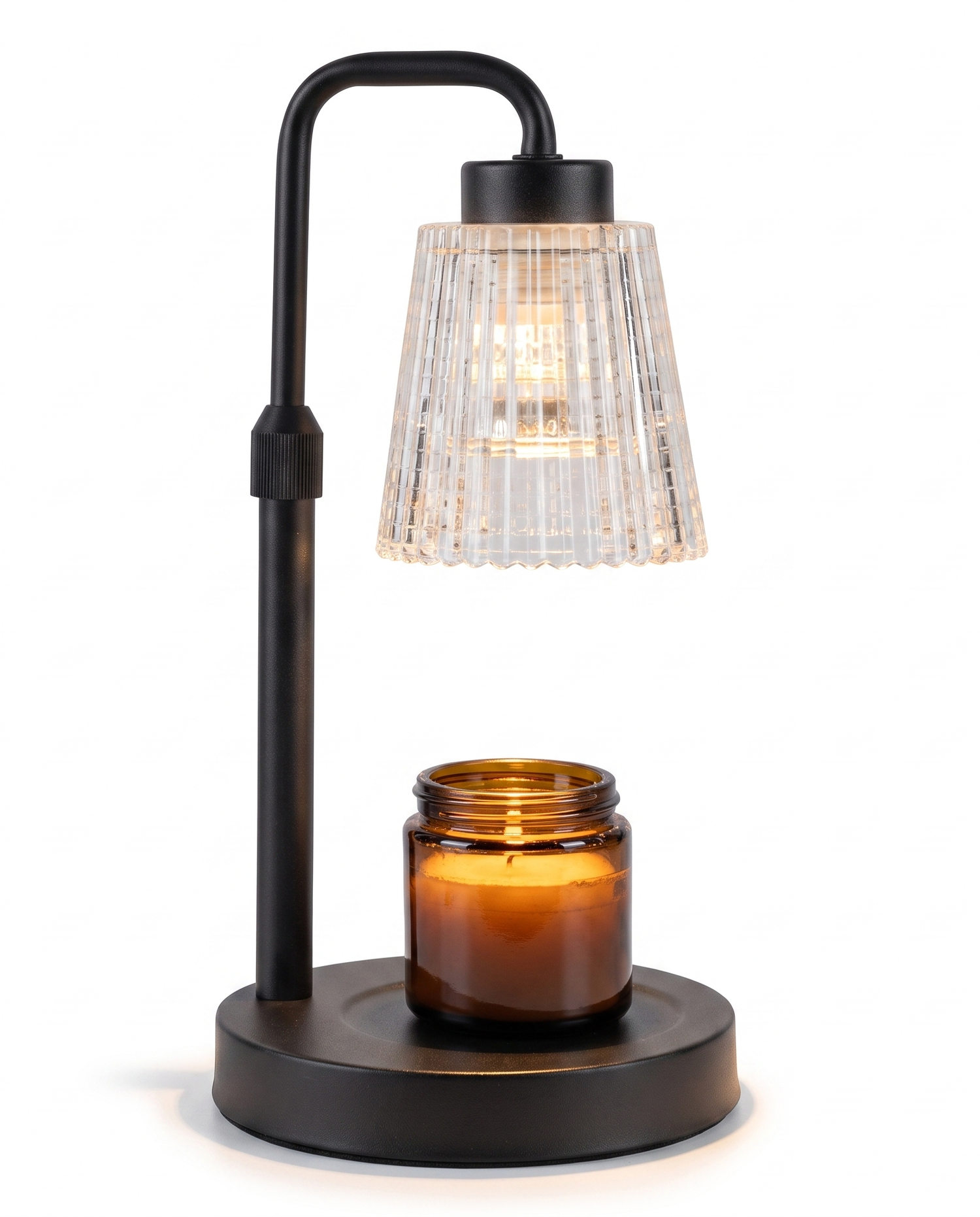 Ember candle warmer lamp, studio on white