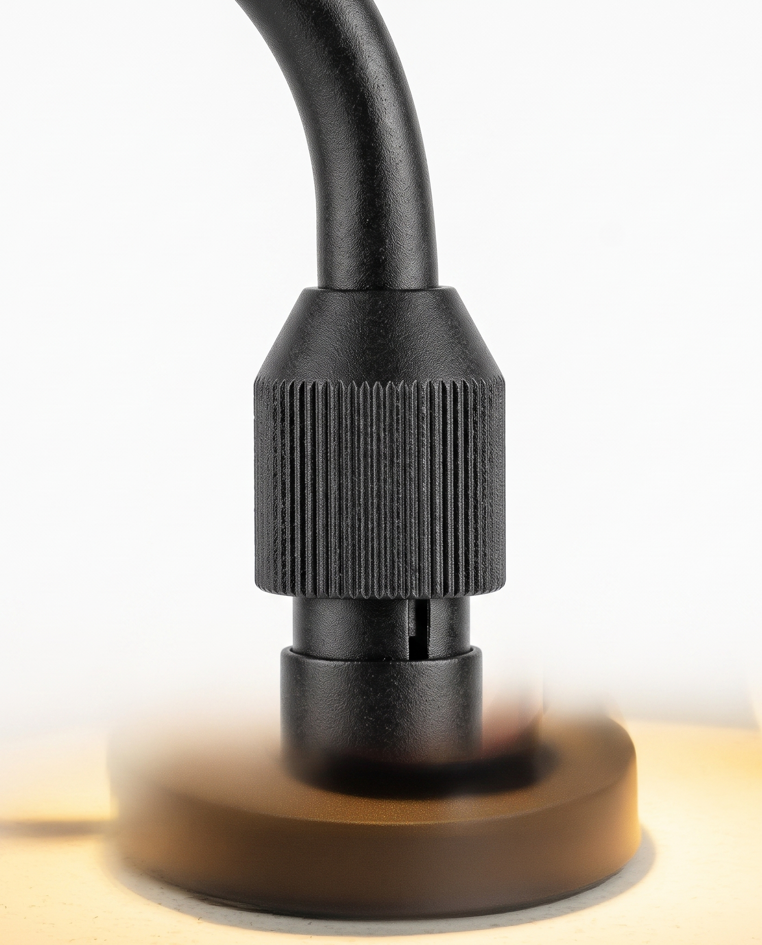 Ember candle warmer adjustable pole slider, close-up on white