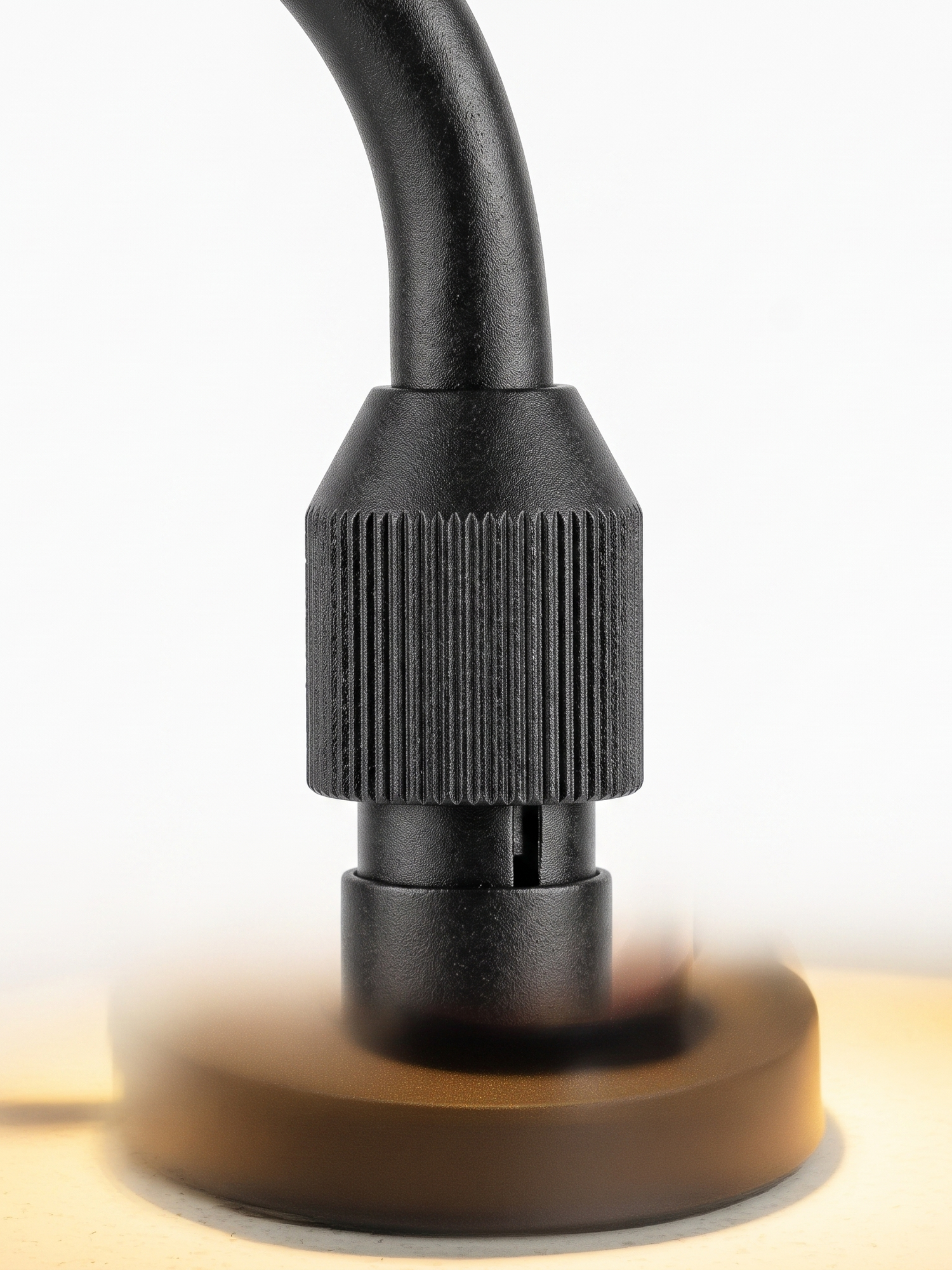 Ember candle warmer adjustable pole slider, close-up on white