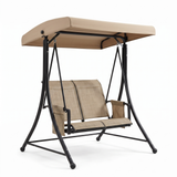 Barcelona outdoor canopy swing chair, studio on white