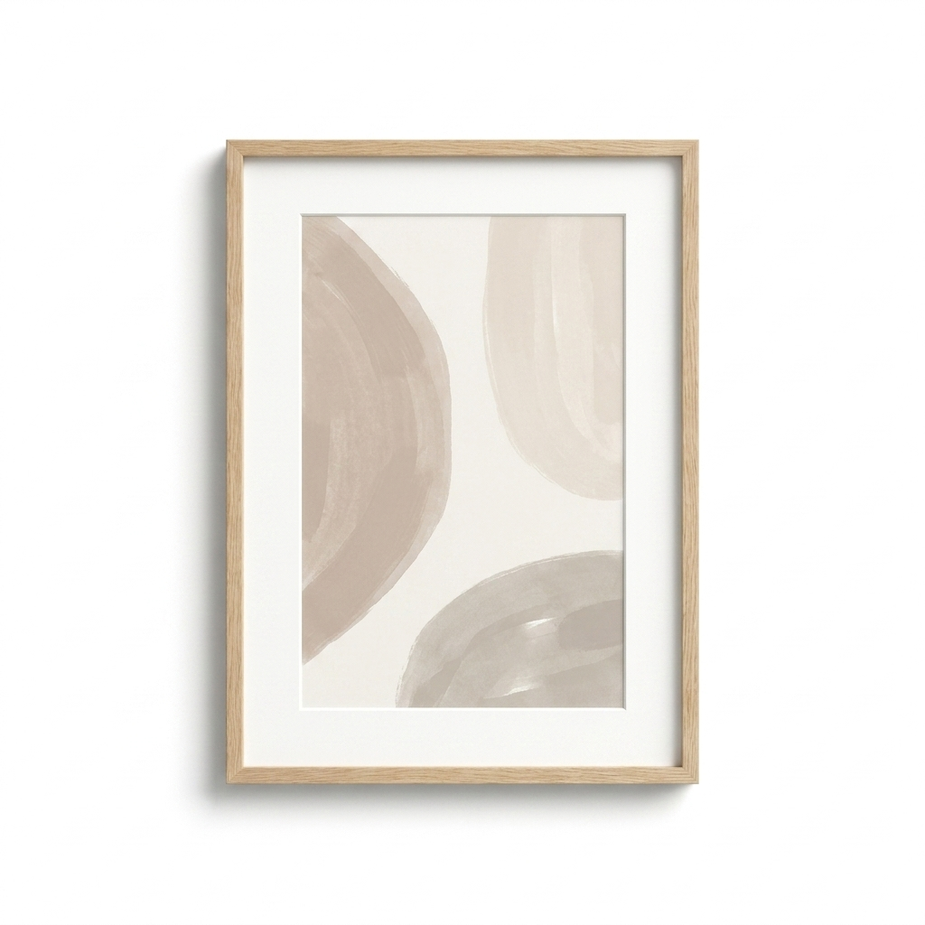 Single framed abstract print detail