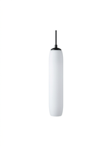 Minimalist glass pendant light — studio white