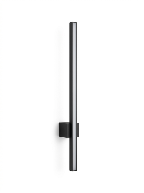 Luminara outdoor pillar wall light — studio white