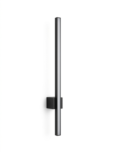 Luminara outdoor pillar wall light — studio white