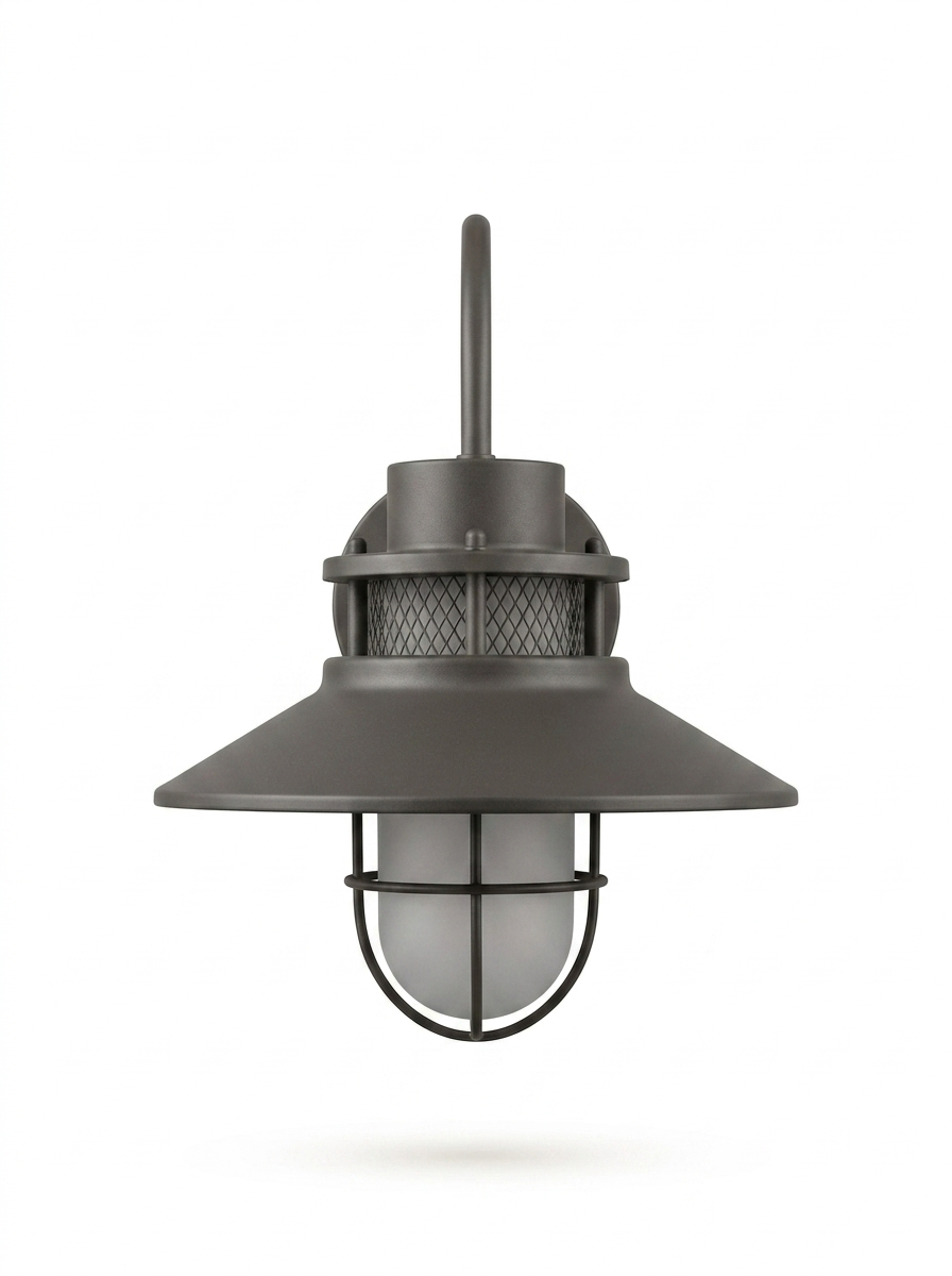 FelixStone outdoor wall lantern — studio white